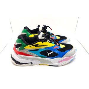 PUMA RS-Fast Colorful Olympics International Flags Running Shoes Size 4 (Unisex)
